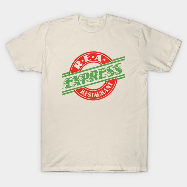 REA Express Restaurant T-Shirt by Turboglyde